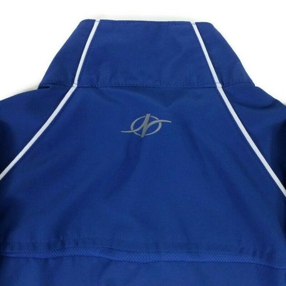 Nordic Track Blue Softshell Long Sleeve Full Zip Jacket Womens Size Medium - Picture 9 of 12